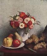Henri Fantin-Latour Still Life with Flowers oil painting artist